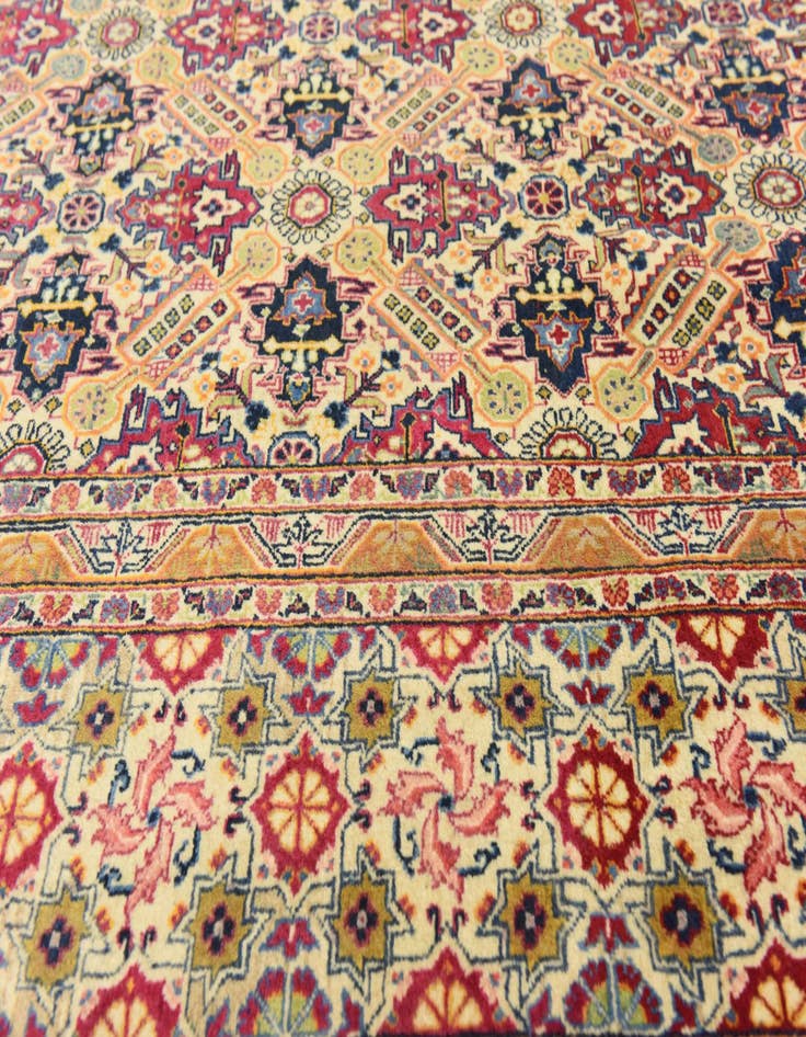 Detail image of  7' x 10' 9  Hand Knotted Tabriz Persian Rug