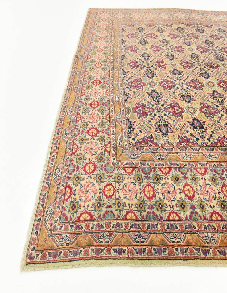 Detail image of  7' x 10' 9  Hand Knotted Tabriz Persian Rug