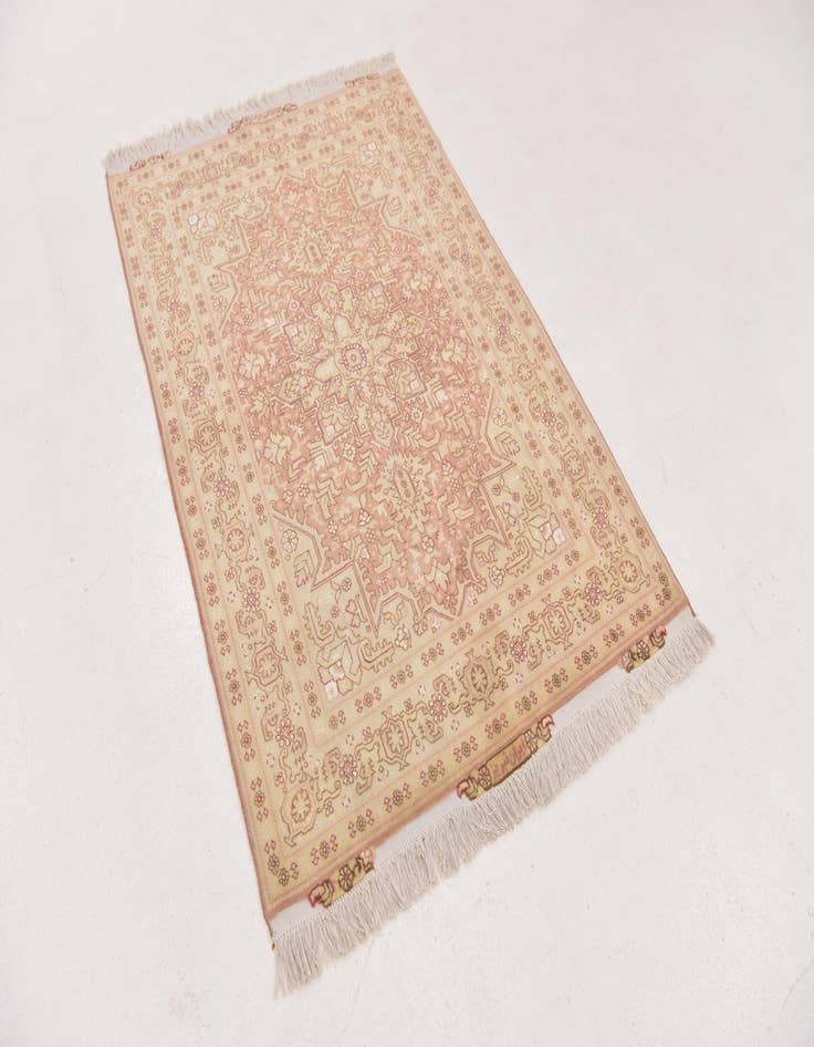 Detail image of  3' 4 x 5' 1  Hand Knotted Tabriz Persian Rug