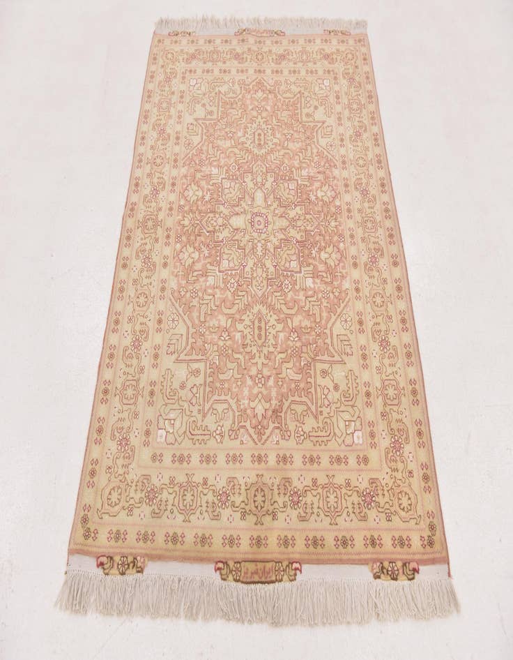 Detail image of  3' 4 x 5' 1  Hand Knotted Tabriz Persian Rug