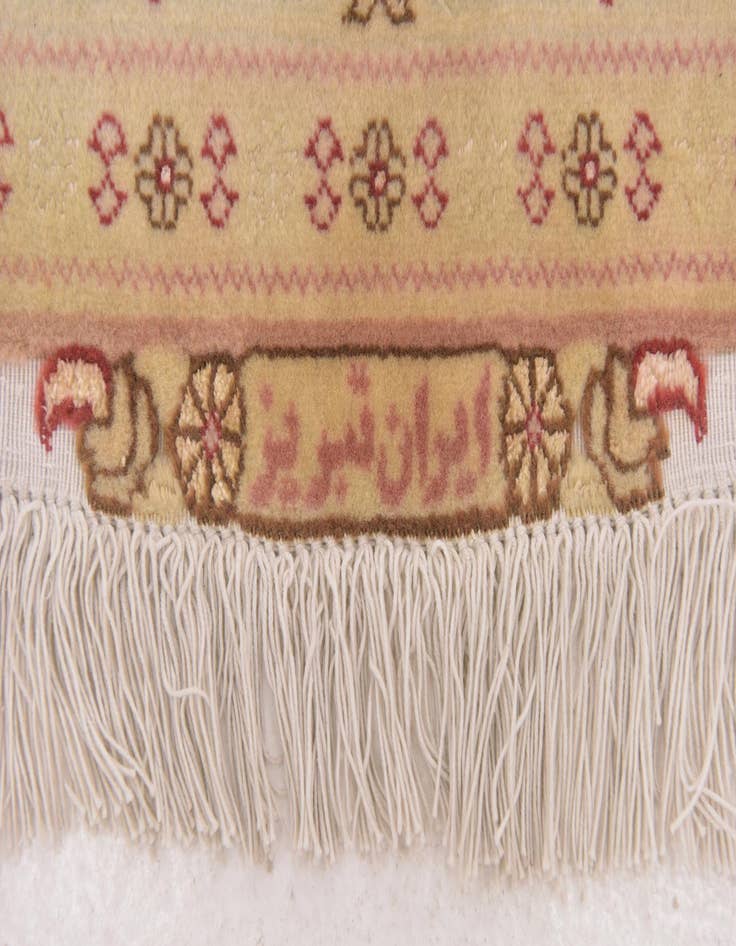 Detail image of  3' 4 x 5' 1  Hand Knotted Tabriz Persian Rug