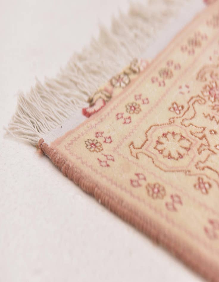 Detail image of  3' 4 x 5' 1  Hand Knotted Tabriz Persian Rug