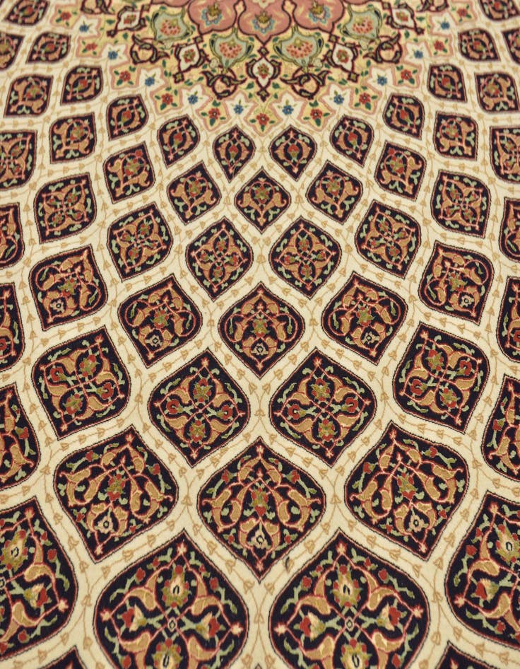 Detail image of  11' 3 x 16' 3  Hand Knotted Tabriz Persian Rug