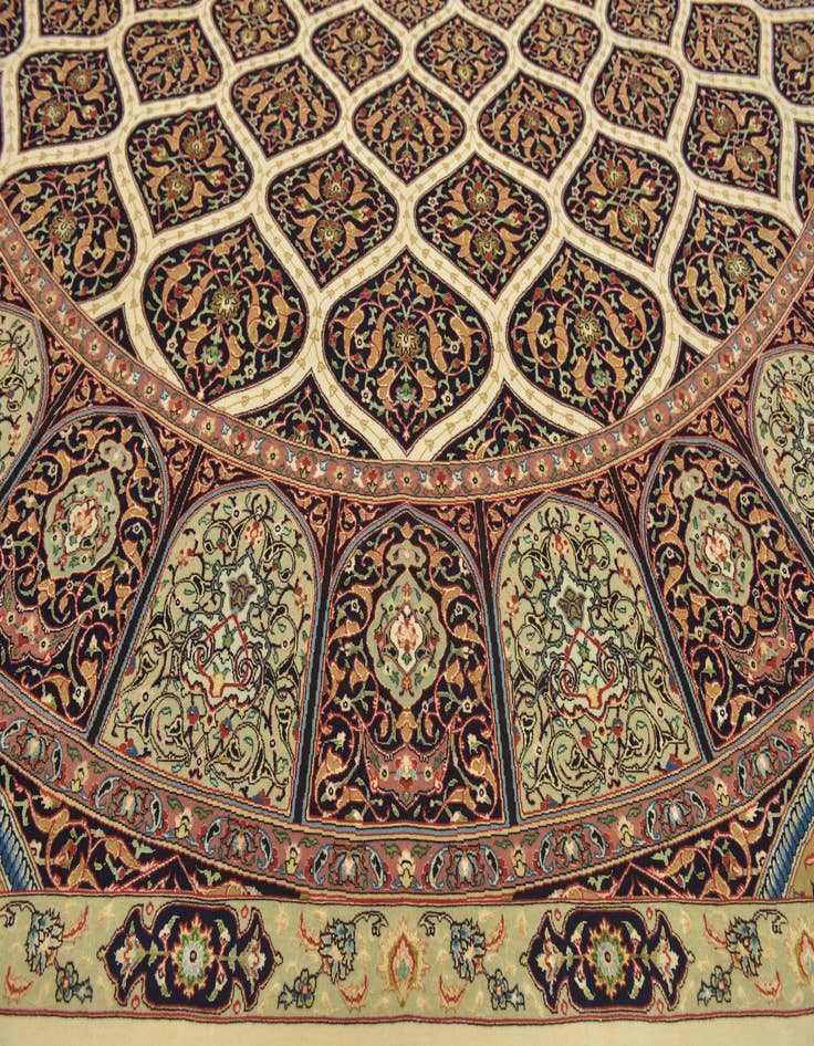 Detail image of  11' 3 x 16' 3  Hand Knotted Tabriz Persian Rug