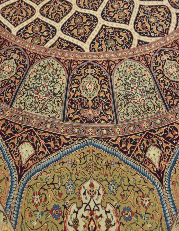 Detail image of  11' 3 x 16' 3  Hand Knotted Tabriz Persian Rug