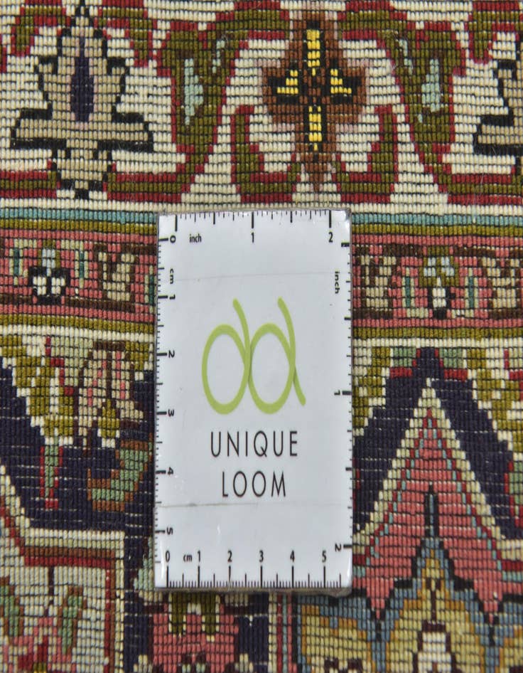 Detail image of  6' 8 x 10' 1  Hand Knotted Tabriz Persian Rug