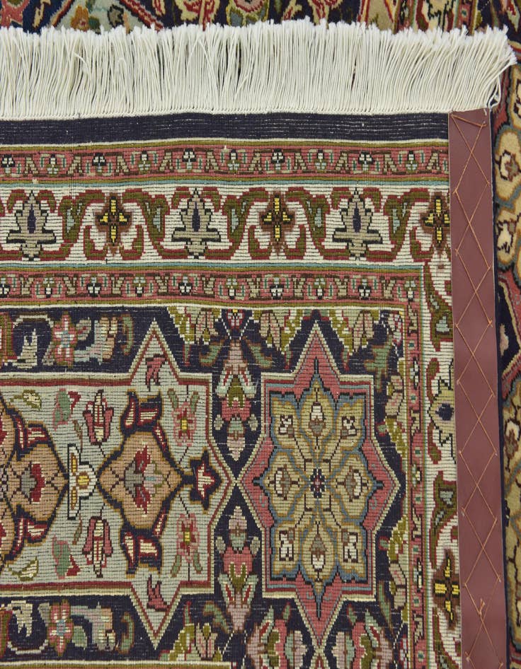 Detail image of  6' 8 x 10' 1  Hand Knotted Tabriz Persian Rug