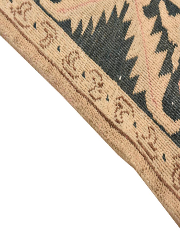 Detail image of  4' 3 x 6' 7  Hand Knotted Tabriz Persian Wool Rug