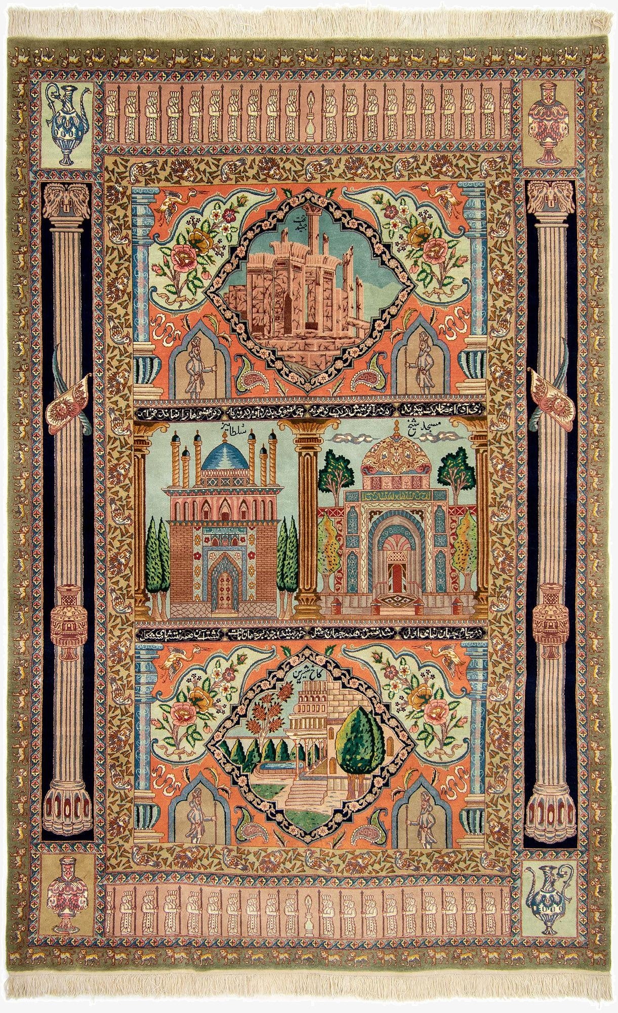  5' 8 x 8' 8  Hand Knotted Tabriz Persian Rug