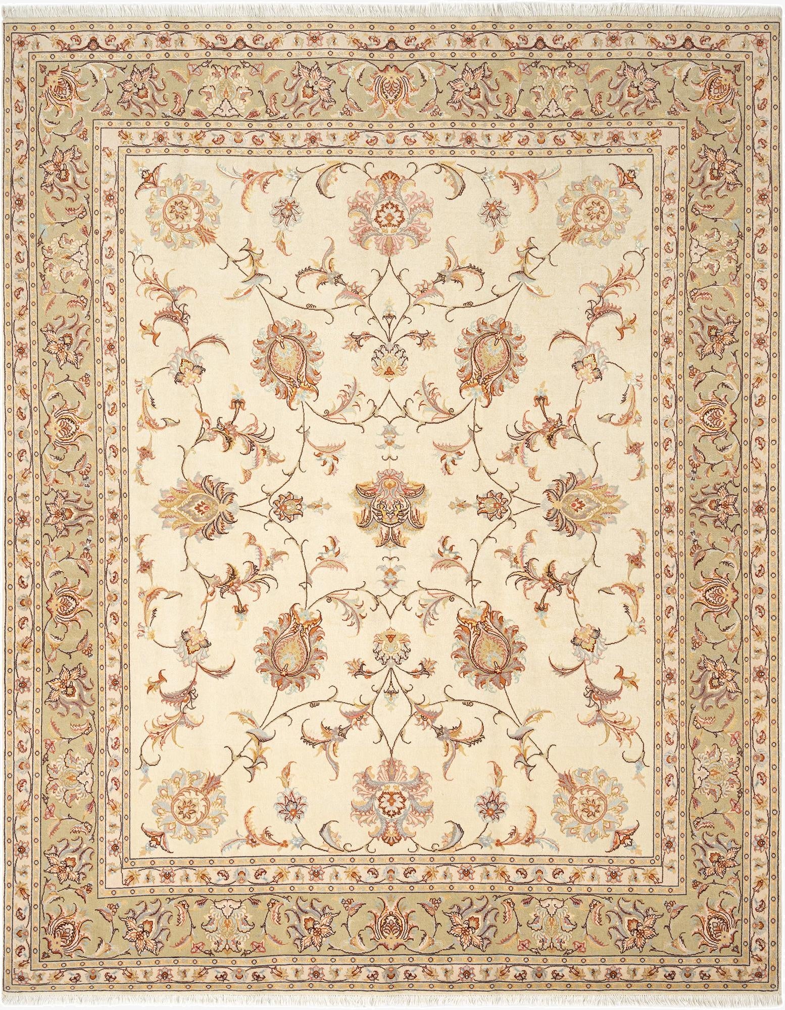  6' 8 x 7' 11 Tabriz Rug