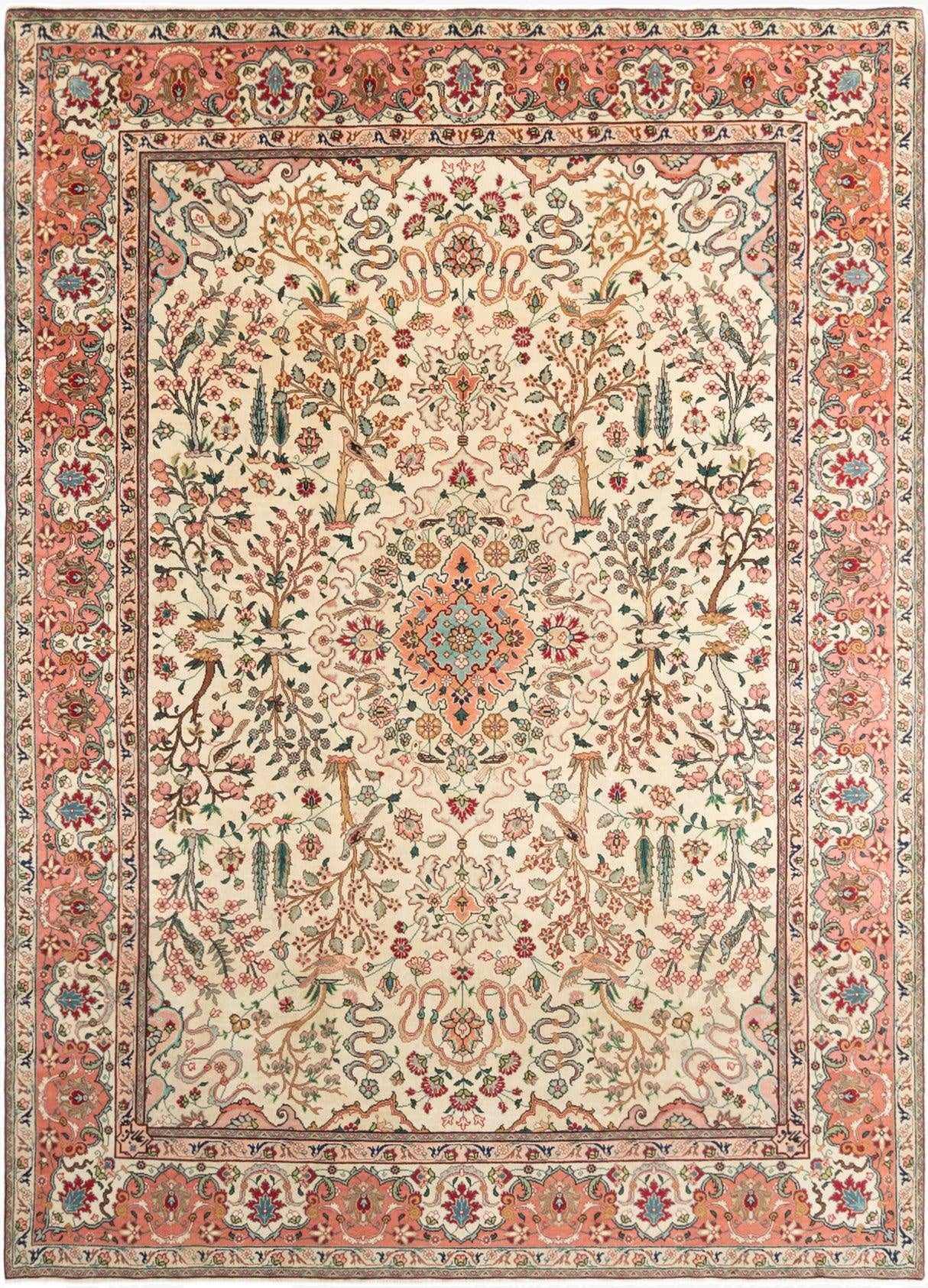  8' x 10' 10 Tabriz Rug