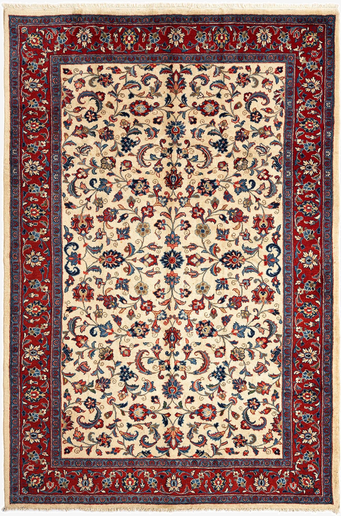  6' 9 x 10' 1 Tabriz Wool Rug