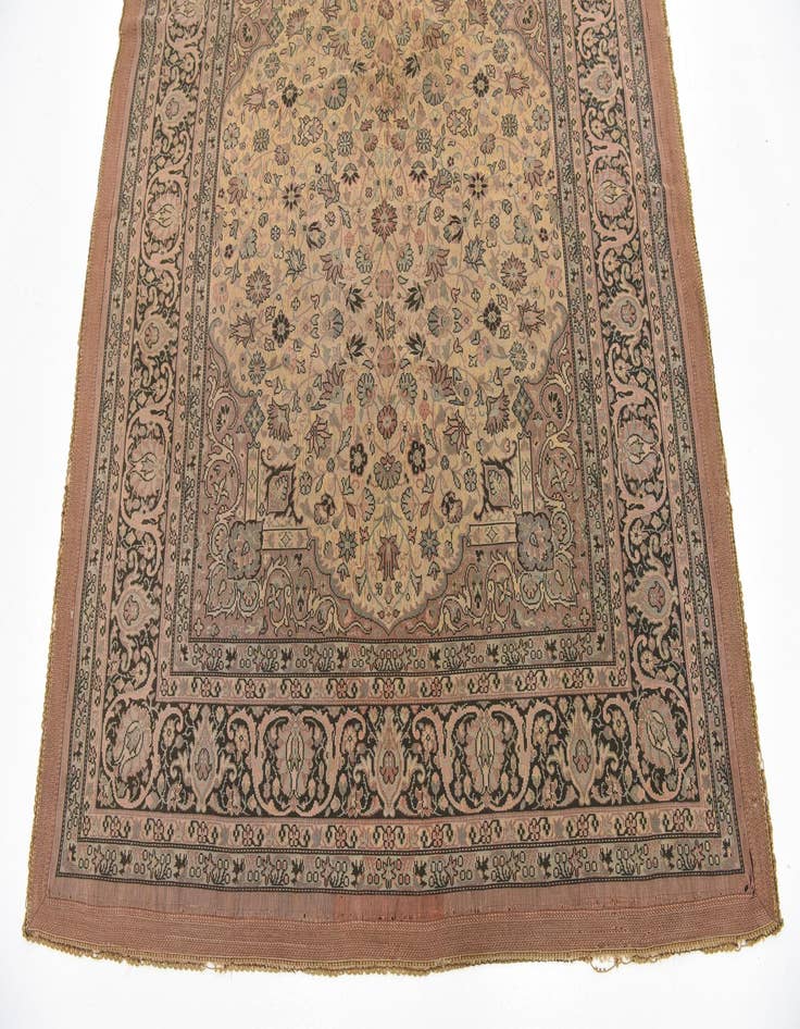 Detail image of 4' 9 x 5' 9 Hand Knotted Tapestry Oriental Wool Rug