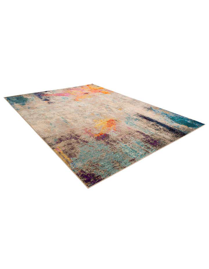 Beige 9' x 12' 2 Washable Theia Rug | Rugs.com