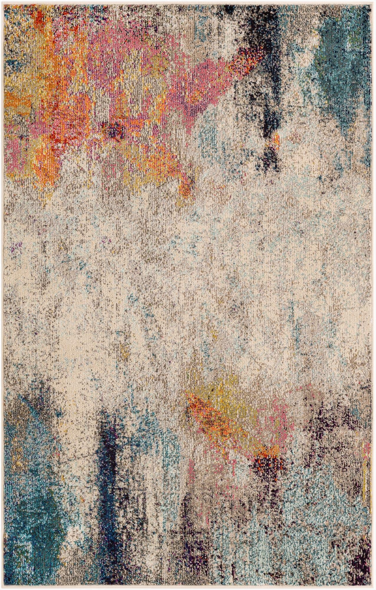  4' x 6'  Washable Theia Rug