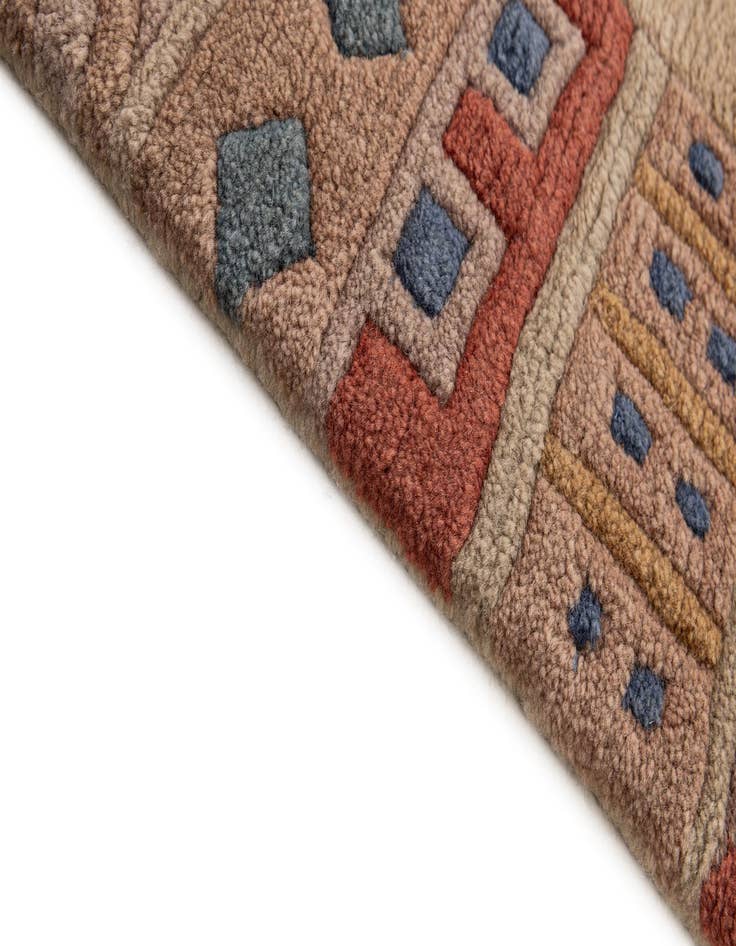 Detail image of  6' 6 x 9' 5  Hand Knotted Tibet Wool Rug