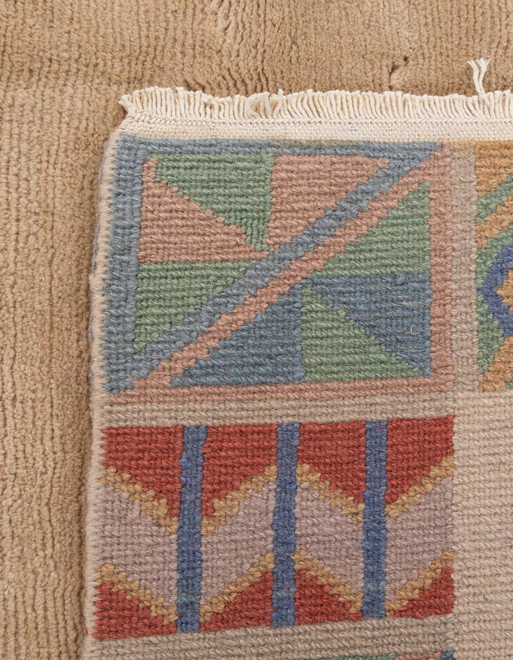 Detail image of  6' 6 x 9' 5  Hand Knotted Tibet Wool Rug