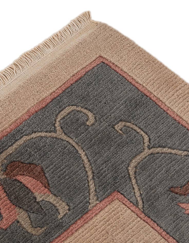 Detail image of  8' 6 x 11' 5  Hand Knotted Tibet Wool Rug