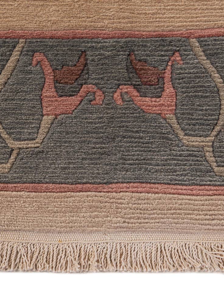 Detail image of  8' 6 x 11' 5  Hand Knotted Tibet Wool Rug