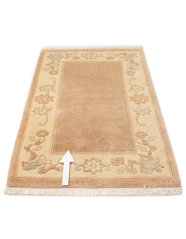 Detail image of  3' 1 x 5' 2  Hand Knotted Tibet Wool Rug