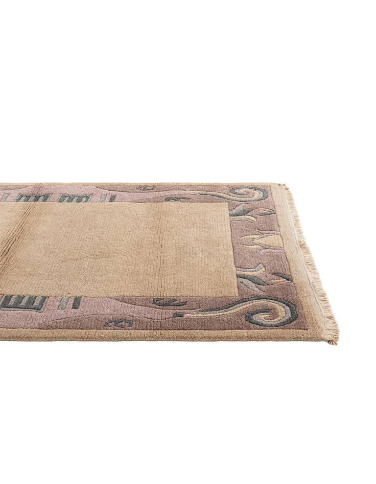 Detail image of  3' 2 x 5' 4  Hand Knotted Tibet Wool Rug