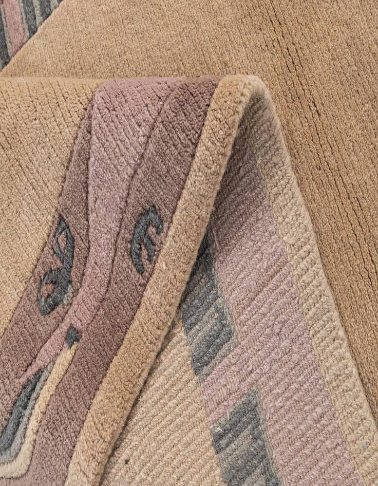 Detail image of  3' 2 x 5' 4  Hand Knotted Tibet Wool Rug