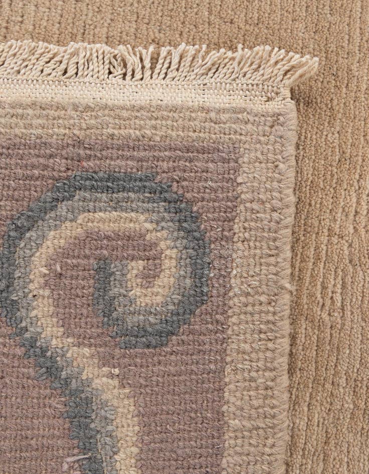 Detail image of  3' 2 x 5' 4  Hand Knotted Tibet Wool Rug