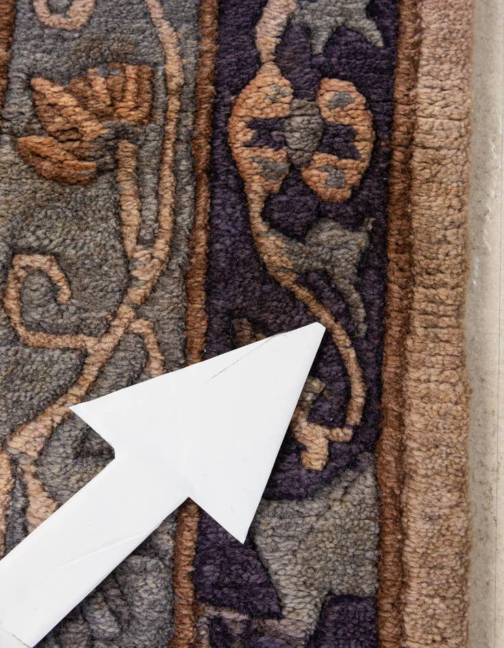 Detail image of  2' 5 x 4' 8  Hand Knotted Tibet Wool Rug