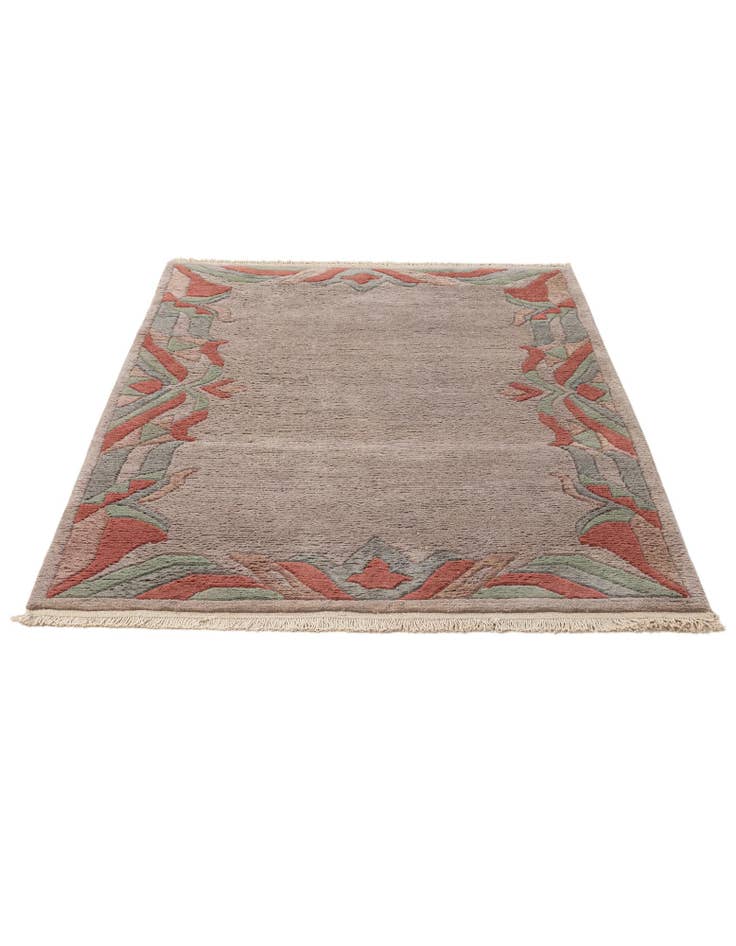 Detail image of  3' 11 x 5' 10  Hand Knotted Tibet Wool Rug