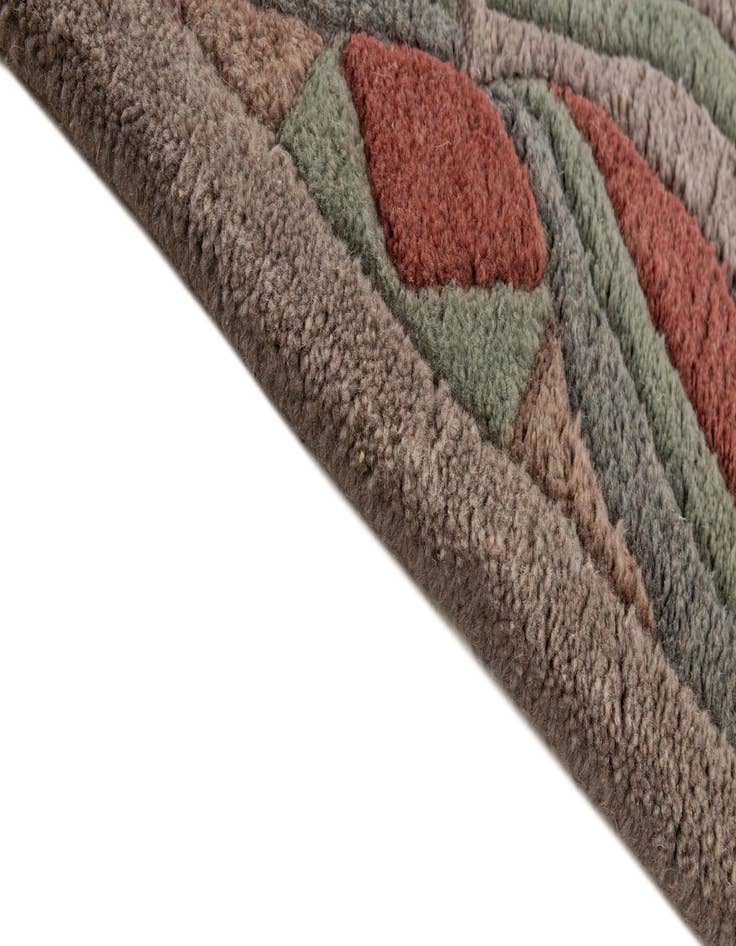 Detail image of  3' 11 x 5' 10  Hand Knotted Tibet Wool Rug