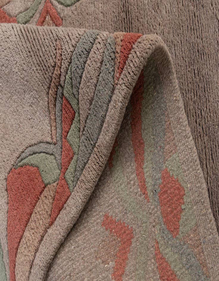 Detail image of  3' 11 x 5' 10  Hand Knotted Tibet Wool Rug