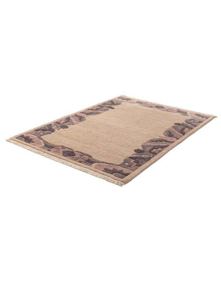 Detail image of  4' 2 x 5' 10  Hand Knotted Tibet Wool Rug