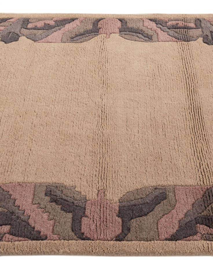 Detail image of  4' 2 x 5' 10  Hand Knotted Tibet Wool Rug