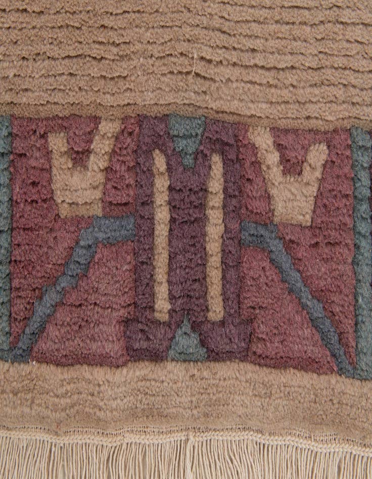 Detail image of  3' 11 x 5' 11  Hand Knotted Tibet Wool Rug
