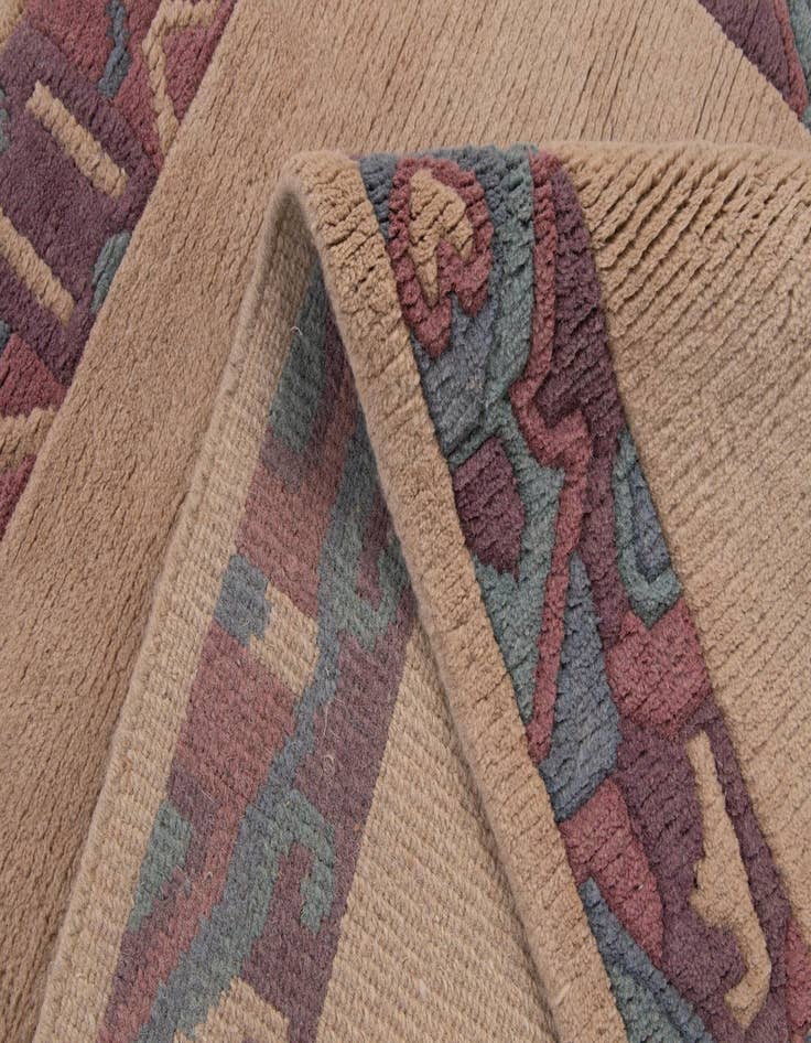 Detail image of  3' 11 x 5' 11  Hand Knotted Tibet Wool Rug