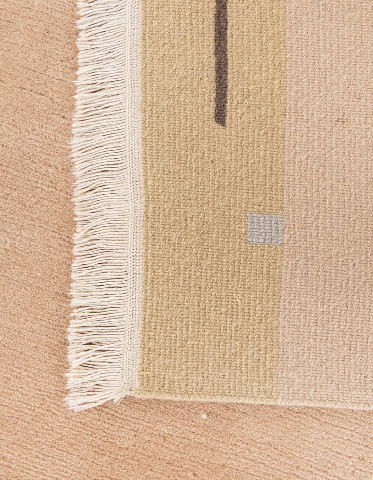 Detail image of  6' 7 x 9' 7  Hand Knotted Tibet Wool Rug