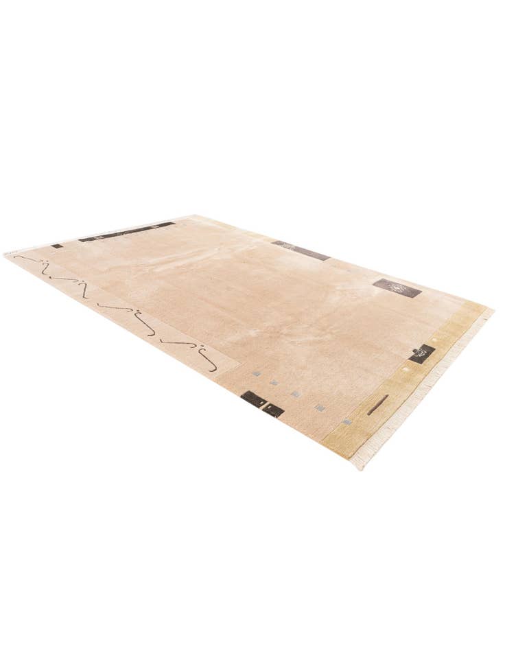 Detail image of  6' 7 x 9' 7  Hand Knotted Tibet Wool Rug