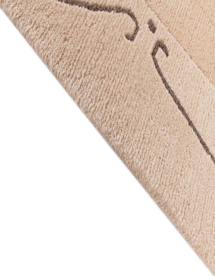 Detail image of  6' 7 x 9' 7  Hand Knotted Tibet Wool Rug