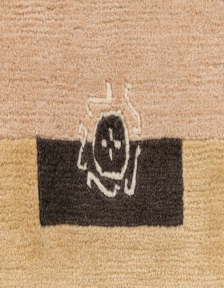 Detail image of  6' 7 x 9' 7  Hand Knotted Tibet Wool Rug