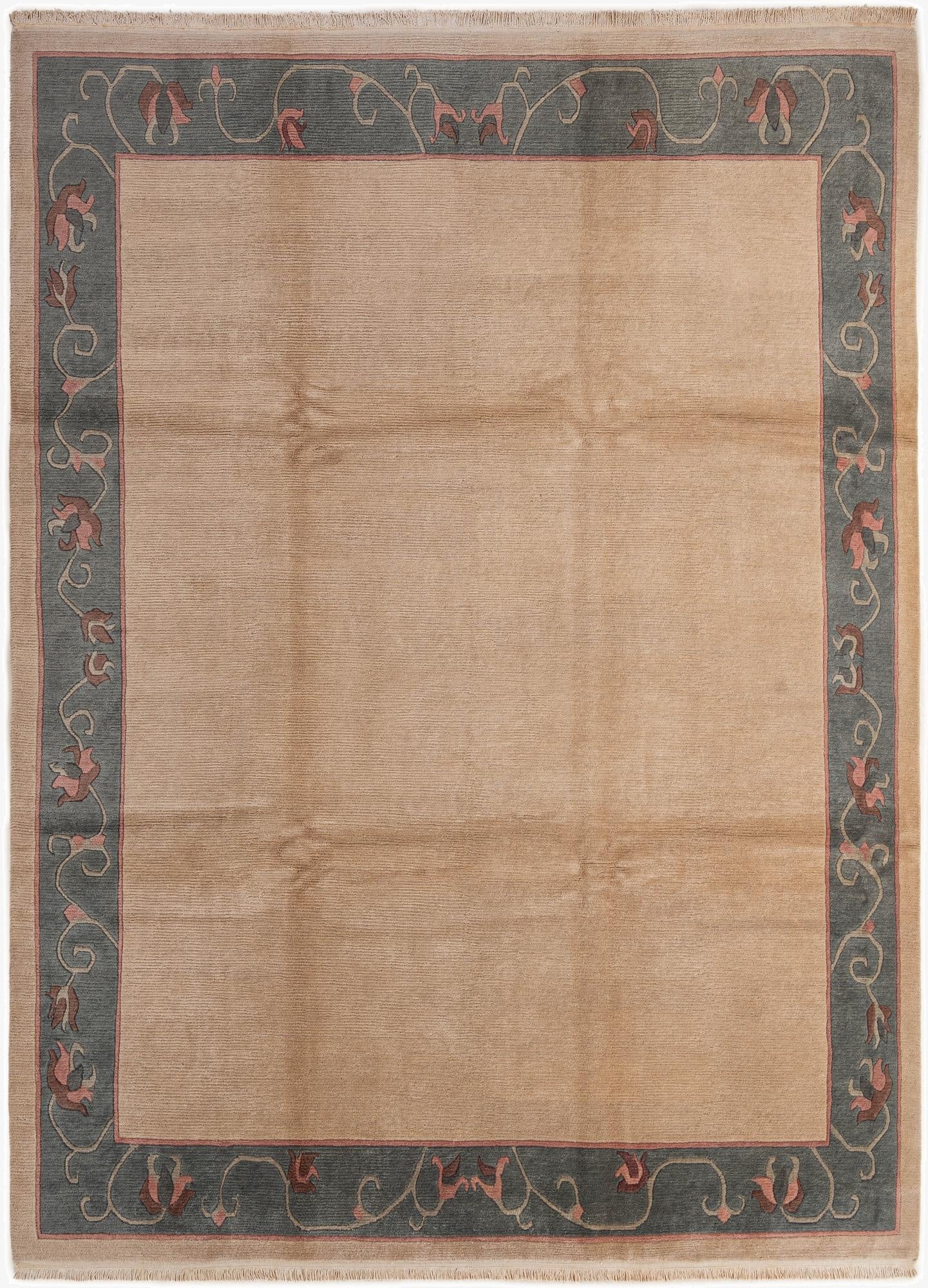  8' 6 x 11' 5  Hand Knotted Tibet Wool Rug