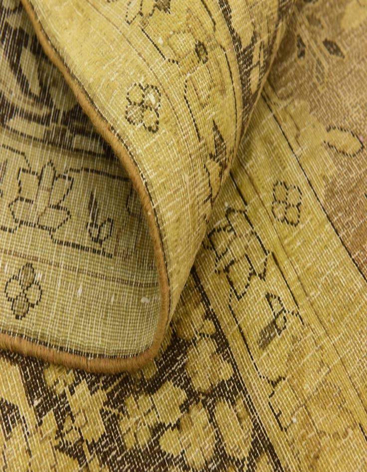 Detail image of 9' 10 x 13' 3 Hand Knotted Ultra Vintage Persian Wool Rug