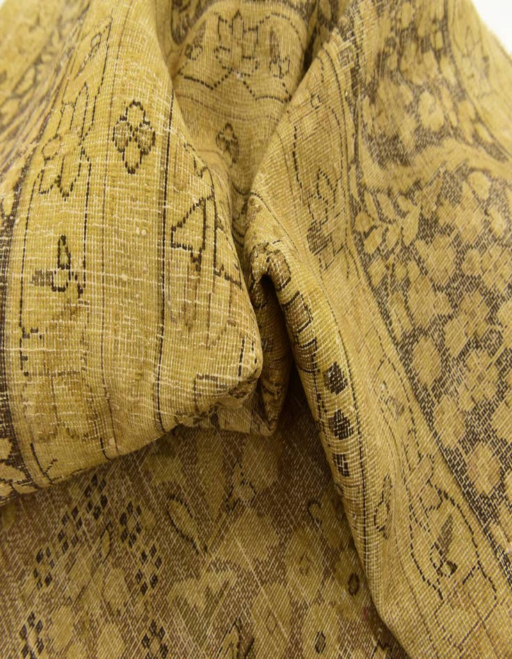 Detail image of 9' 10 x 13' 3 Hand Knotted Ultra Vintage Persian Wool Rug