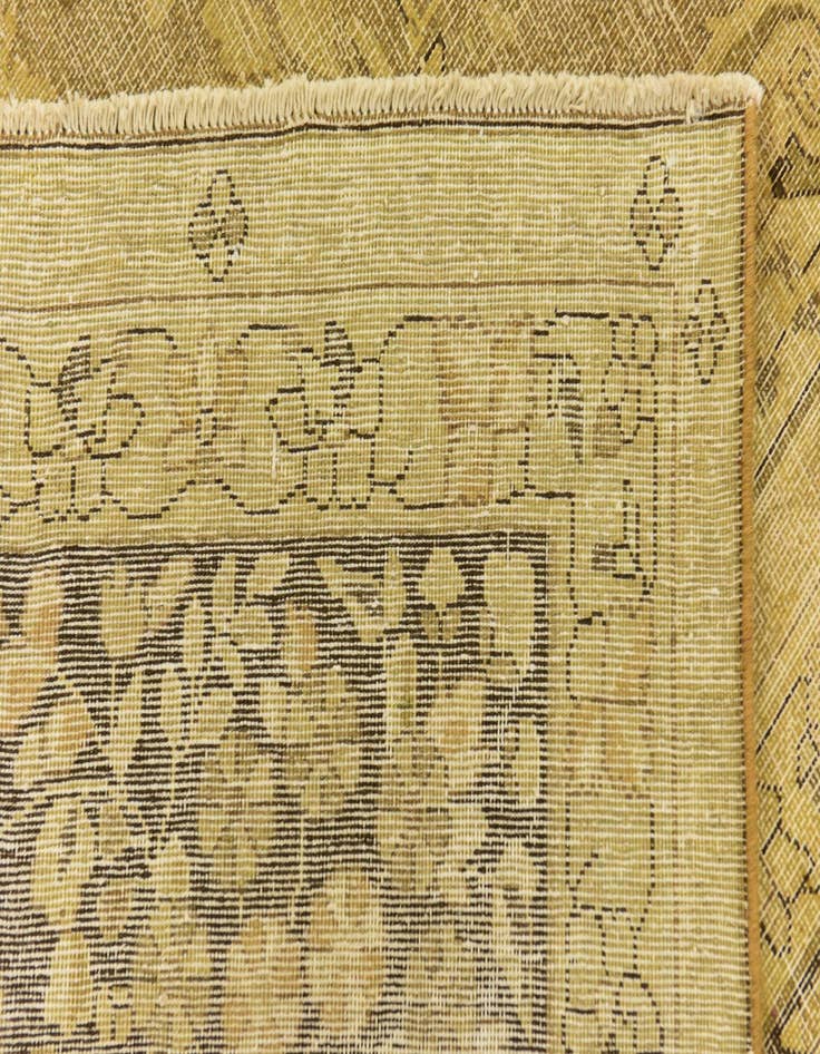 Detail image of 9' 10 x 13' 3 Hand Knotted Ultra Vintage Persian Wool Rug