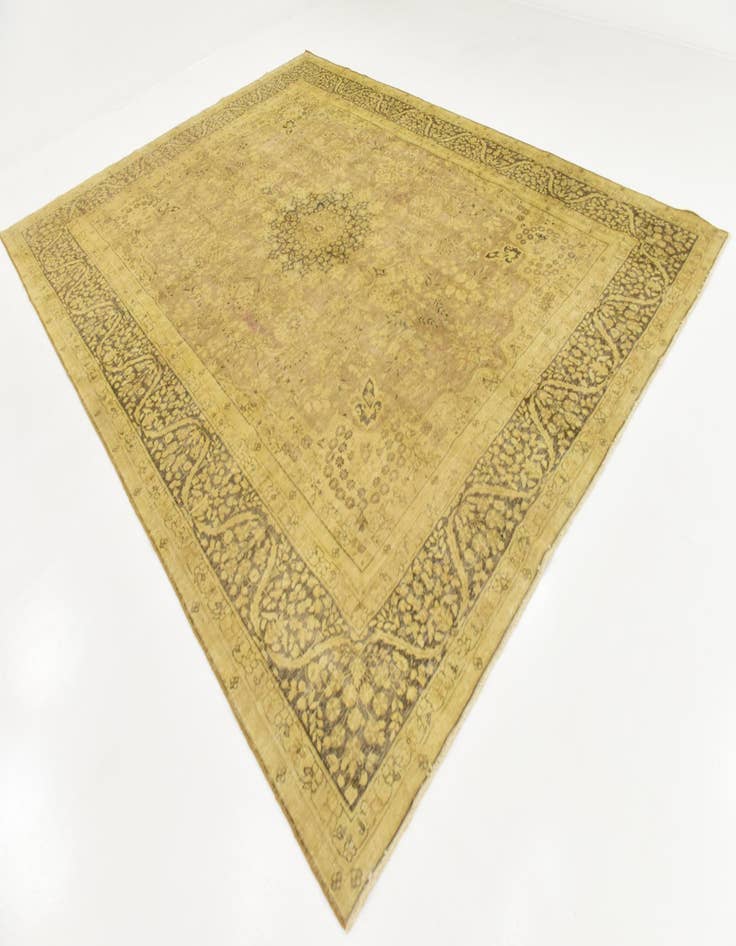 Detail image of 9' 10 x 13' 3 Hand Knotted Ultra Vintage Persian Wool Rug