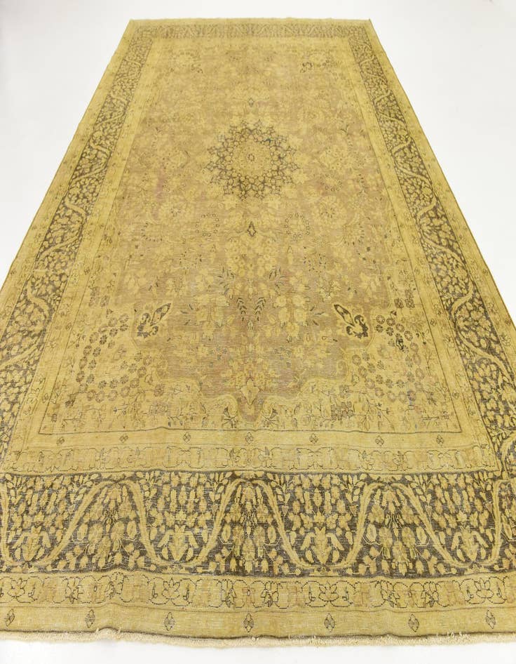 Detail image of 9' 10 x 13' 3 Hand Knotted Ultra Vintage Persian Wool Rug