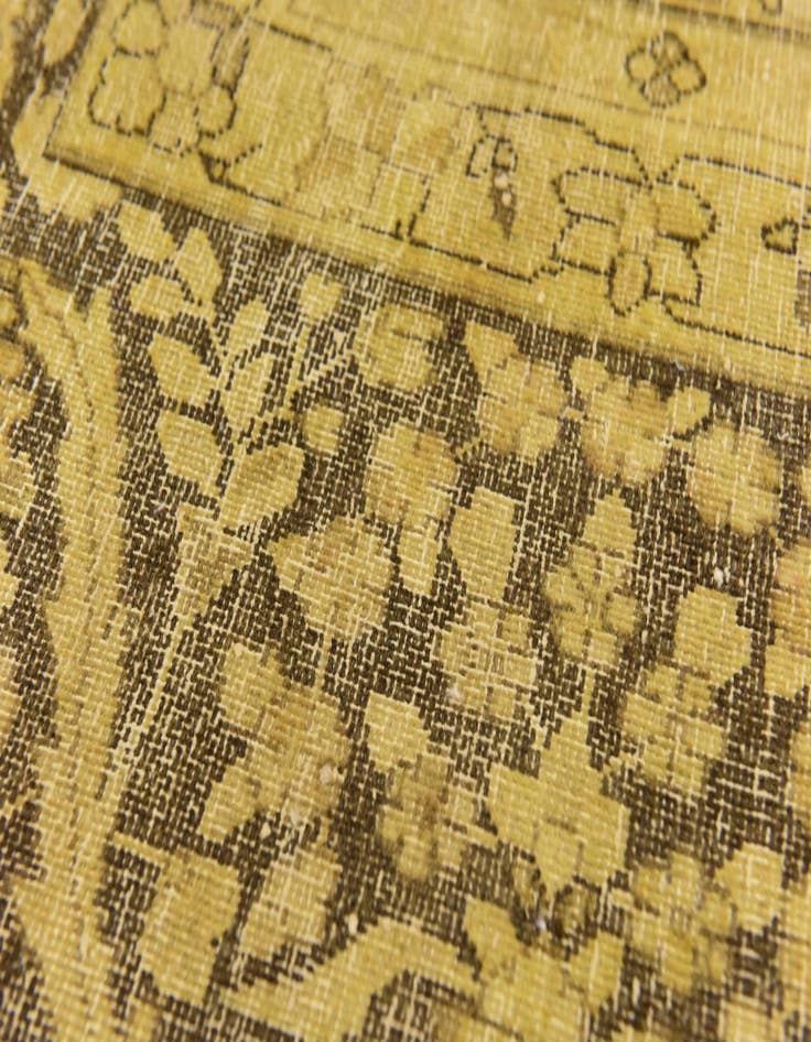 Detail image of 9' 10 x 13' 3 Hand Knotted Ultra Vintage Persian Wool Rug