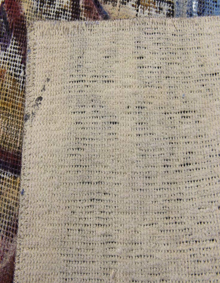 Detail image of  3' 2 x 4' 7  Hand Knotted Ultra Vintage Persian Wool Rug