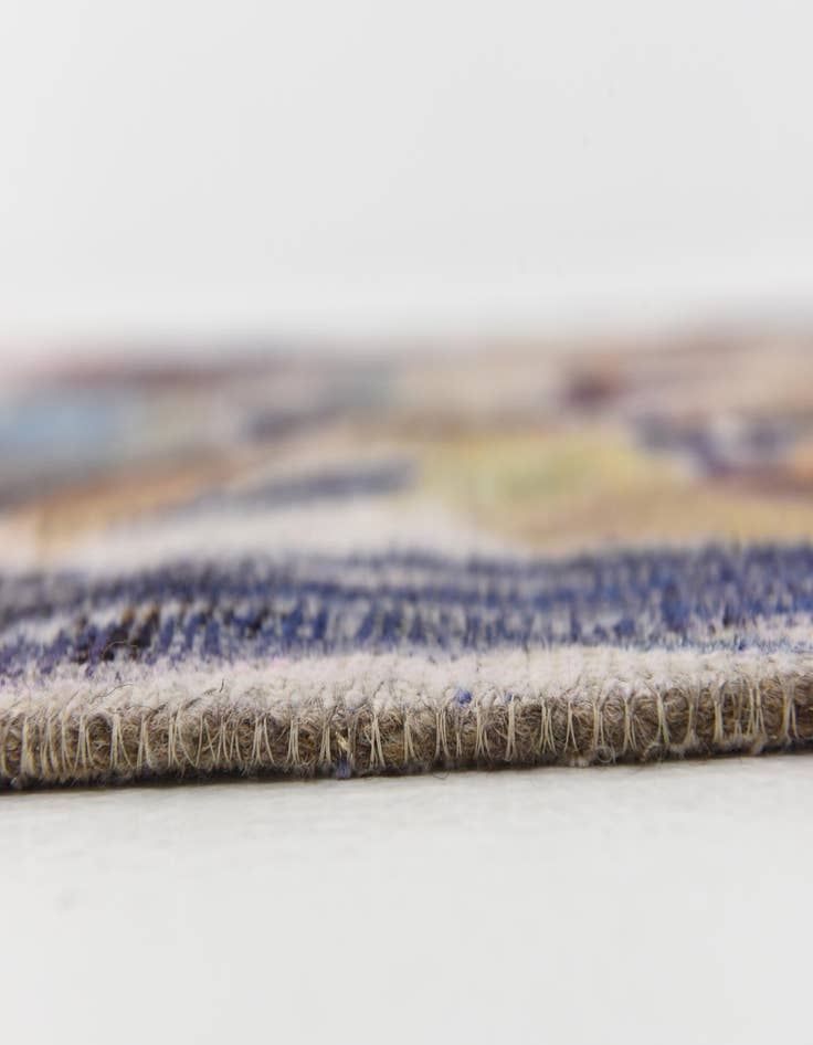 Detail image of  3' 2 x 4' 7  Hand Knotted Ultra Vintage Persian Wool Rug