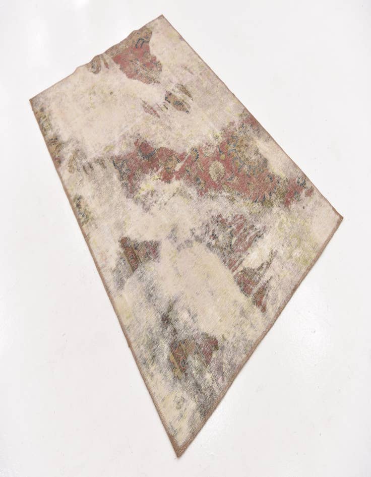 Detail image of 4' 3 x 6' 4 Hand Knotted Ultra Vintage Persian Wool Rug