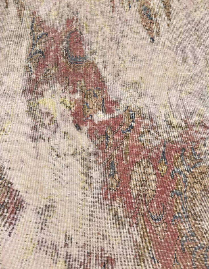 Detail image of 4' 3 x 6' 4 Hand Knotted Ultra Vintage Persian Wool Rug